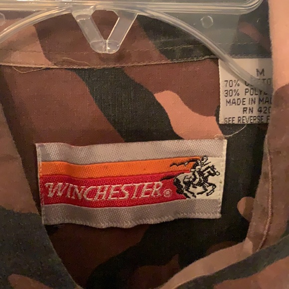 Camo button up - Picture 2 of 5